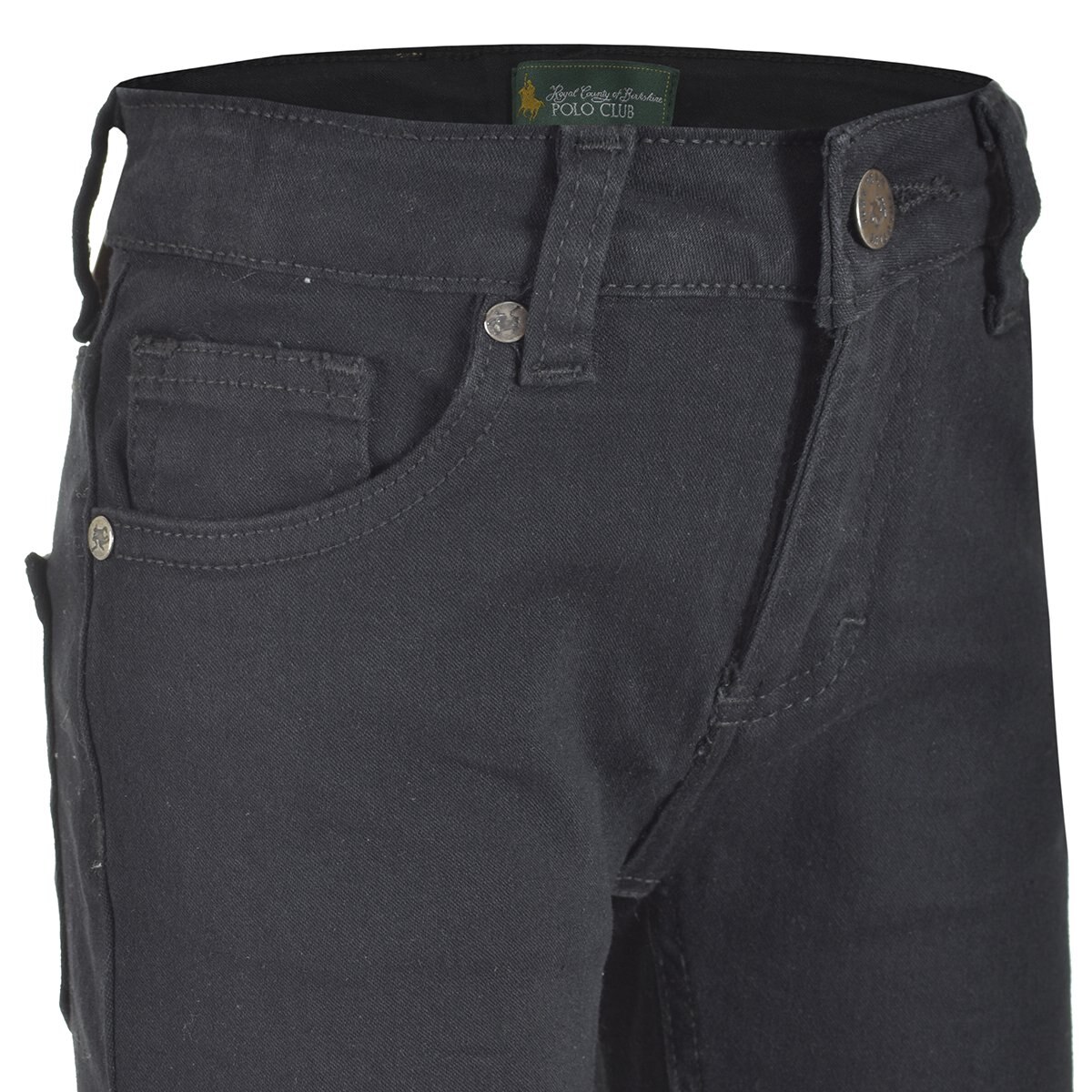 Jeans Básico Negro Royal Polo Club para Niño