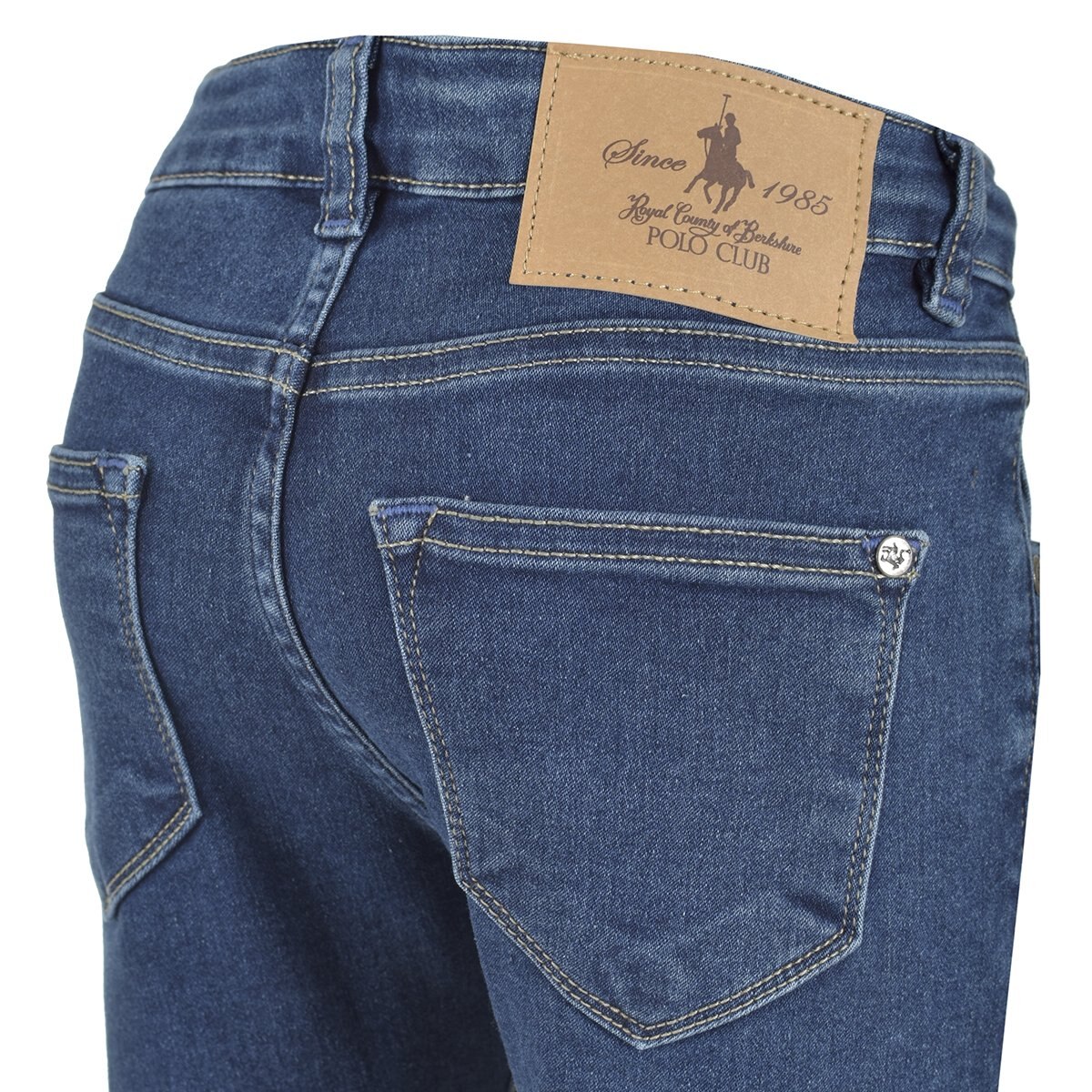 Jeans Básico Azul Claro Royal Polo Club para Niño