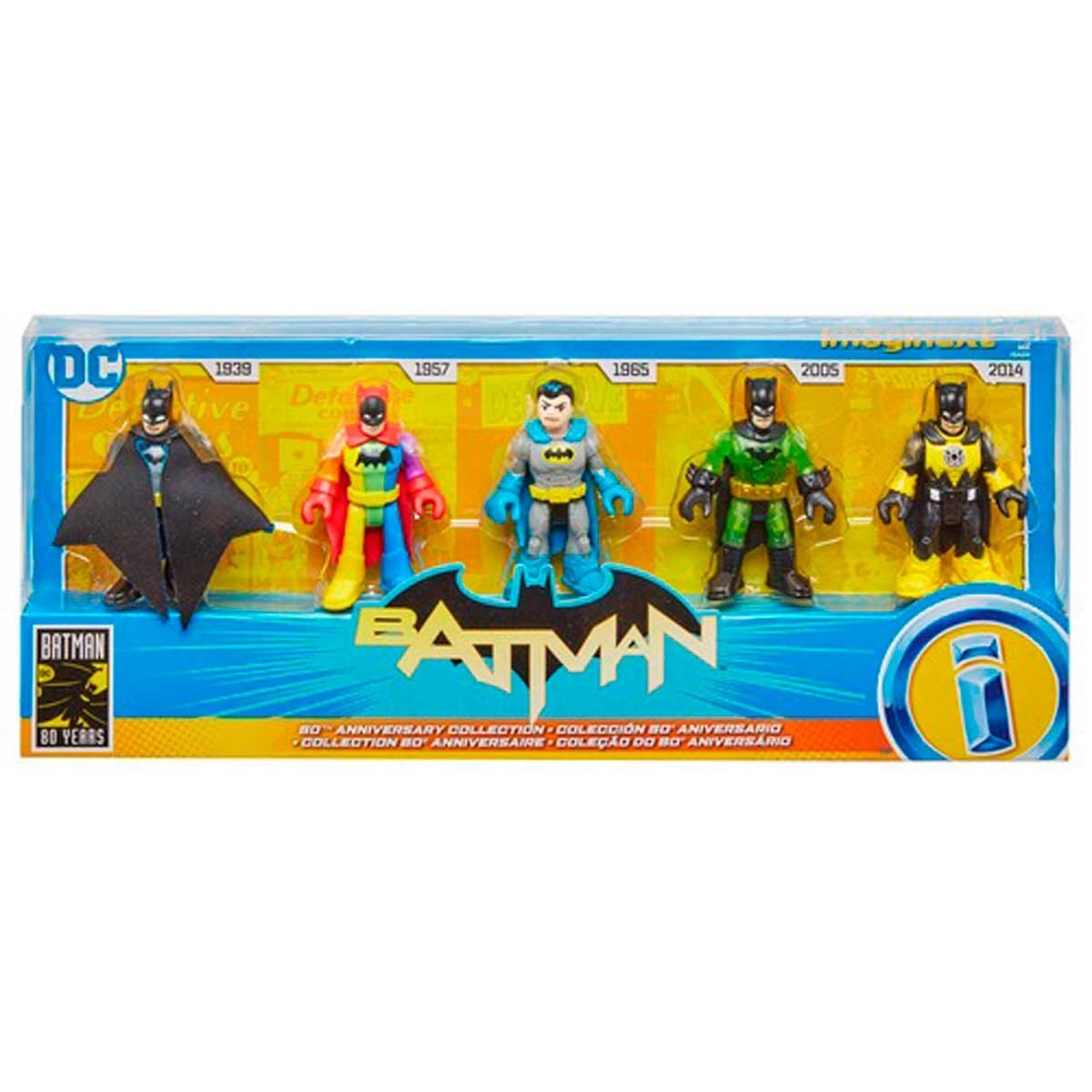 Pack 5 Figuras Batman Colección 80 Aniversario Mattel