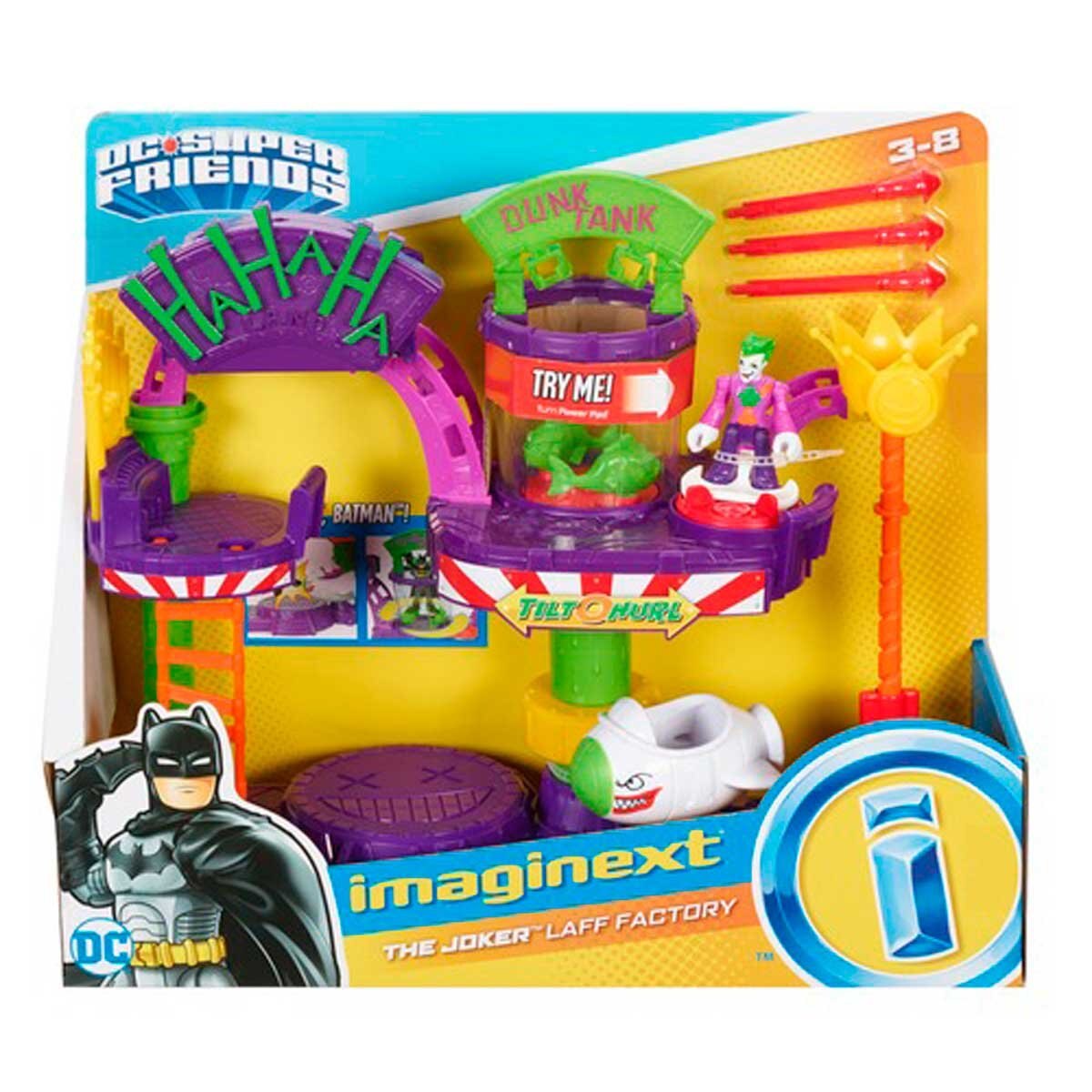 Fisher-Price Imaginext Fábrica de Risas Del Guasón Mattel
