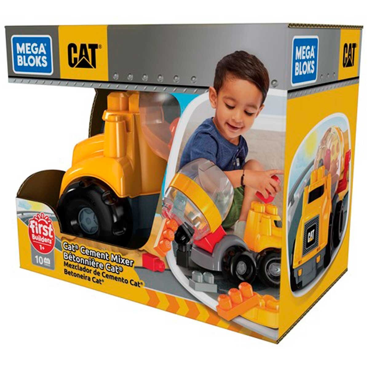 Camión Cat Mezclador de Cemento Mattel