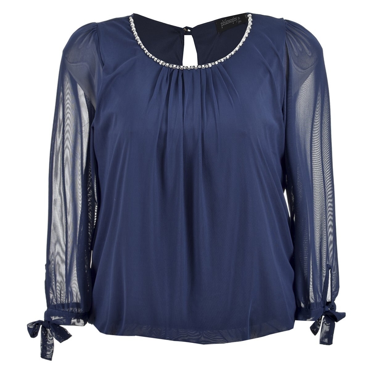 Blusa para Dama con Aplicación Philosophy Jr Plus