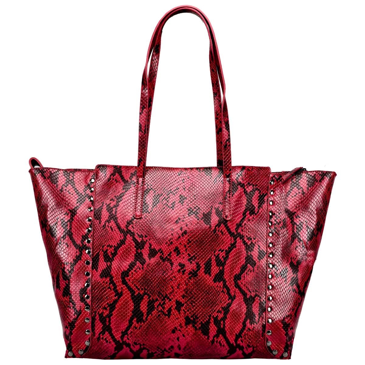 Bolsa Tipo Tote Color Vino Perry Ellis