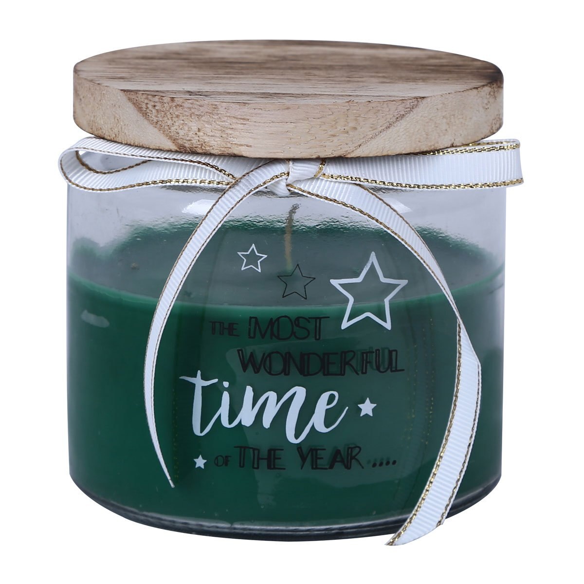 Home Nature Vela Tapa de Madera Azul