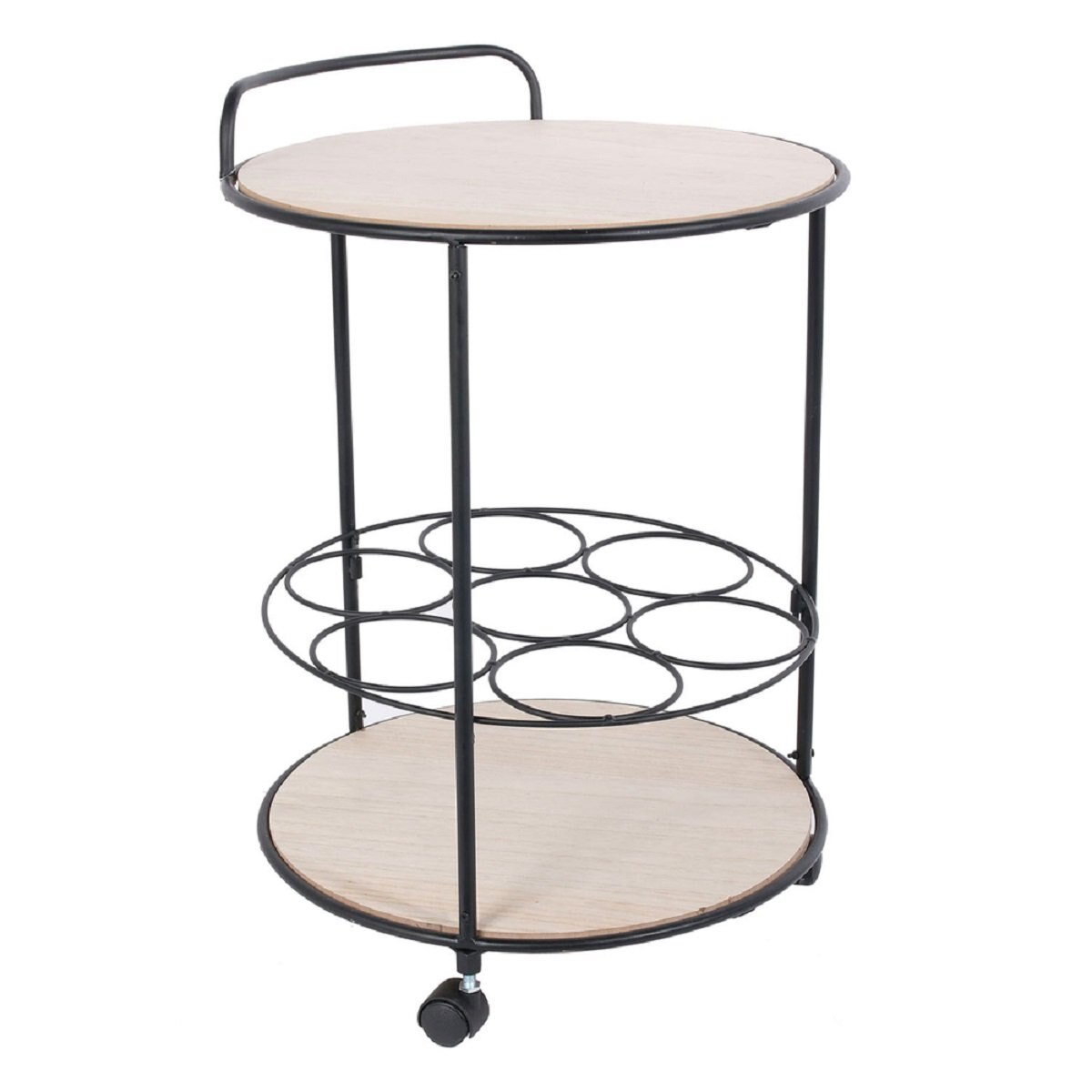 Camarera con Botellero 37X37X60 Cm The Home Deco Factory