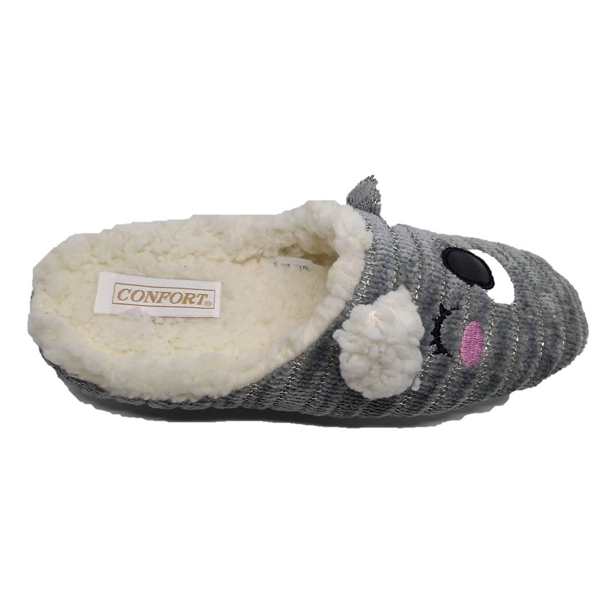Pantufla con Bordado Confort