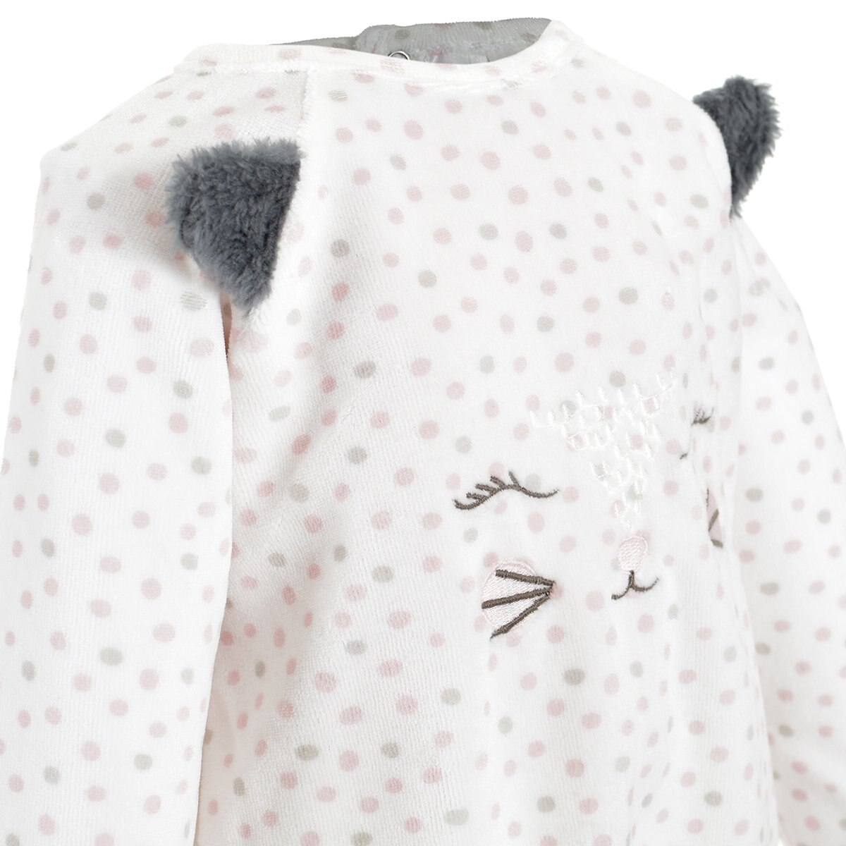 Mameluco Velour Estampado Carosello Crg219-Ag1932B