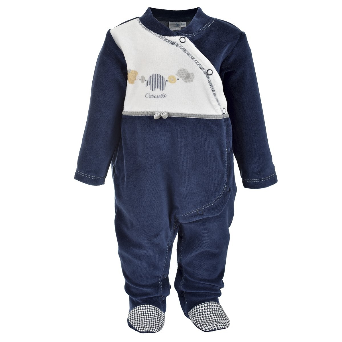 Mameluco Velour Animales Carosello Crb219-Oc18331B