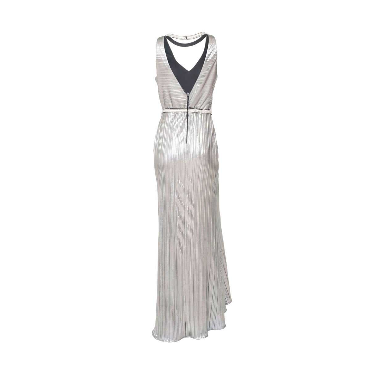 Vestido Recto con Adorno en Cuello Noshe