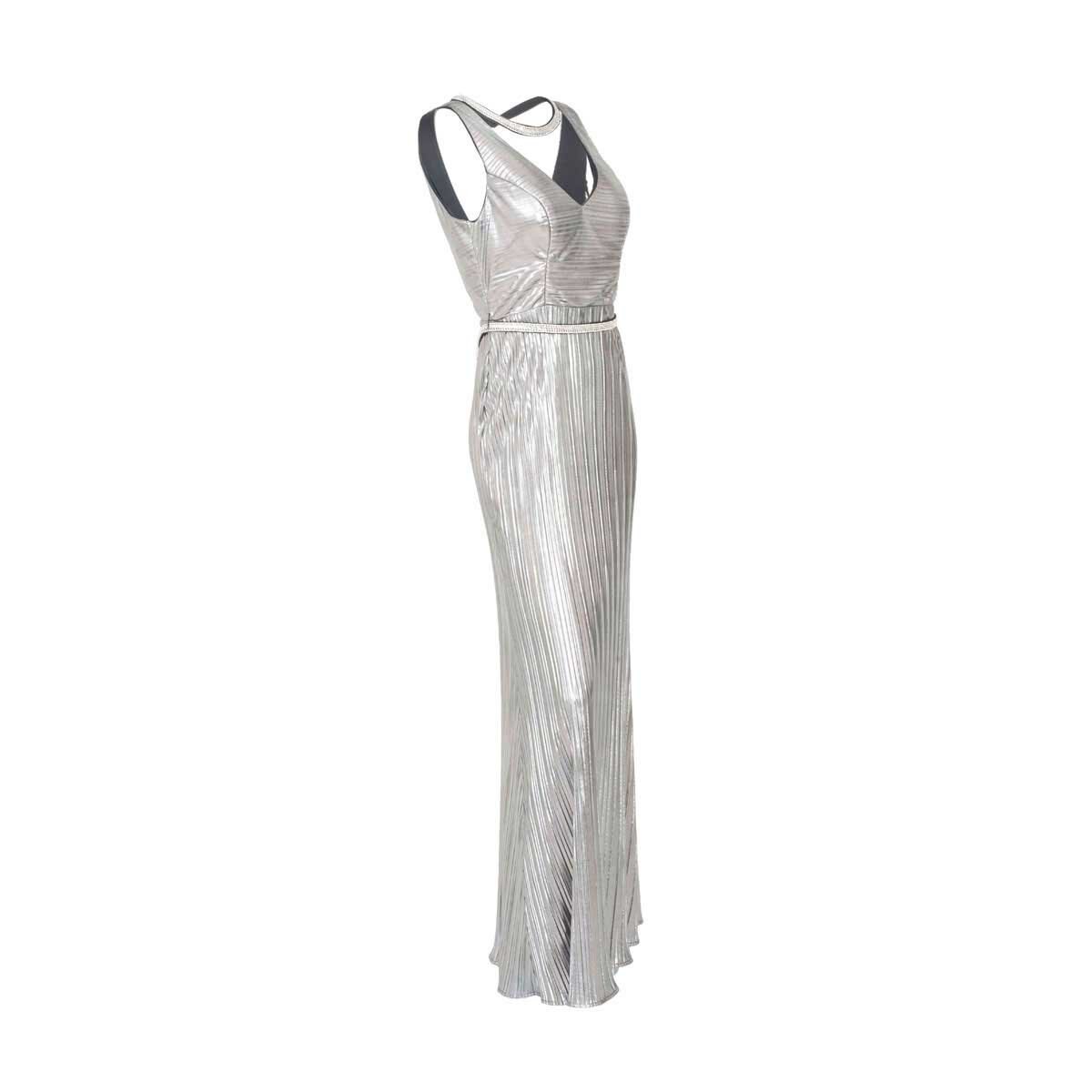 Vestido Recto con Adorno en Cuello Noshe