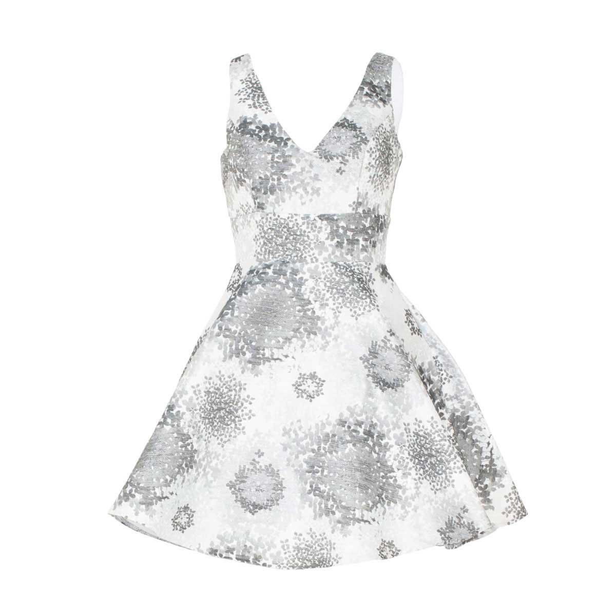 Vestido Estampado Y Escote en V Noshe