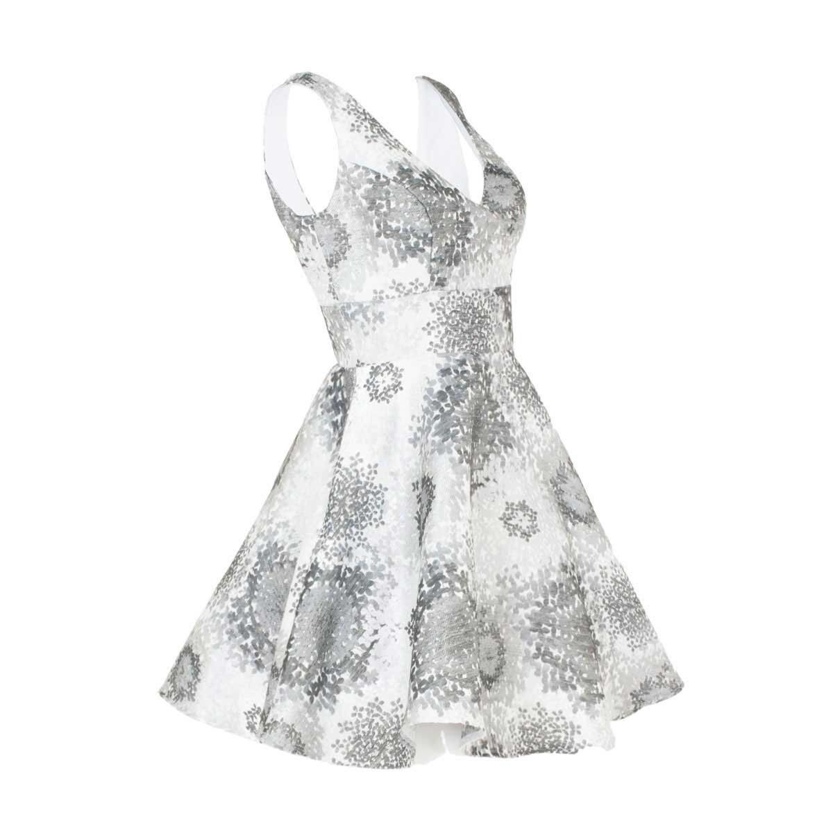 Vestido Estampado Y Escote en V Noshe
