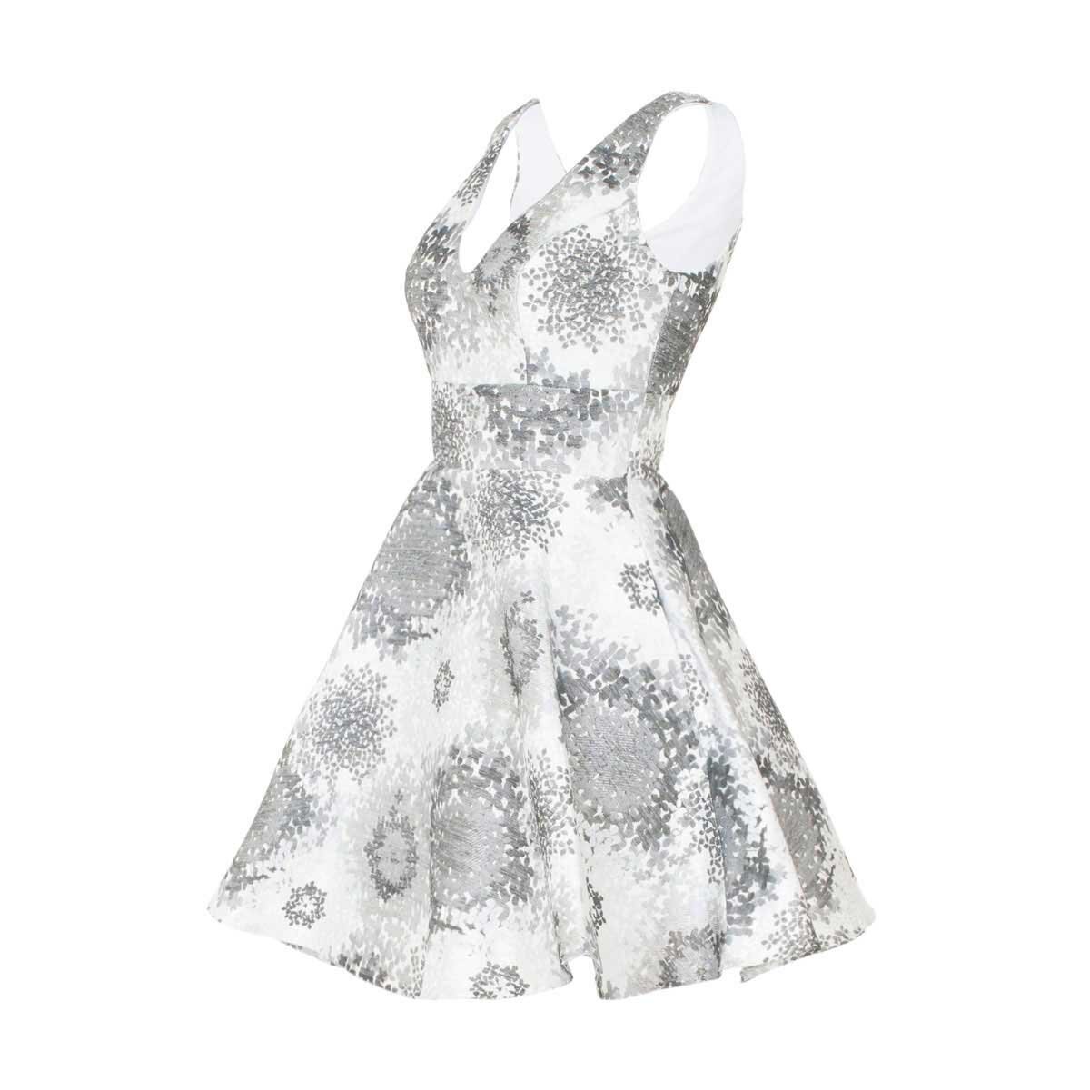Vestido Estampado Y Escote en V Noshe