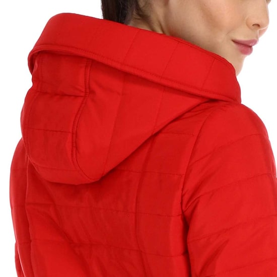 Chamarra Capucha Desmontable Cierre Shyla para Dama