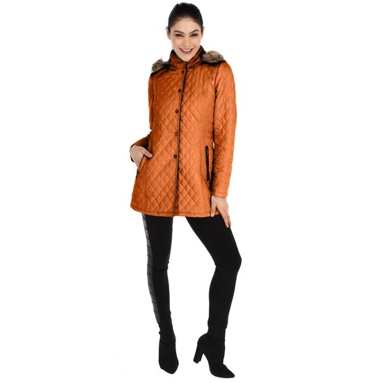 Chamarra Capucha Desmontable con Pelo Shyla