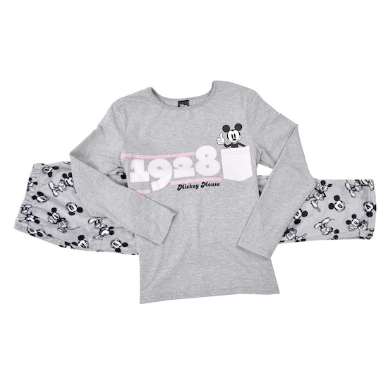 Pijama para Dama Polar Playera Y Pantalón Mickey Mouse Disney