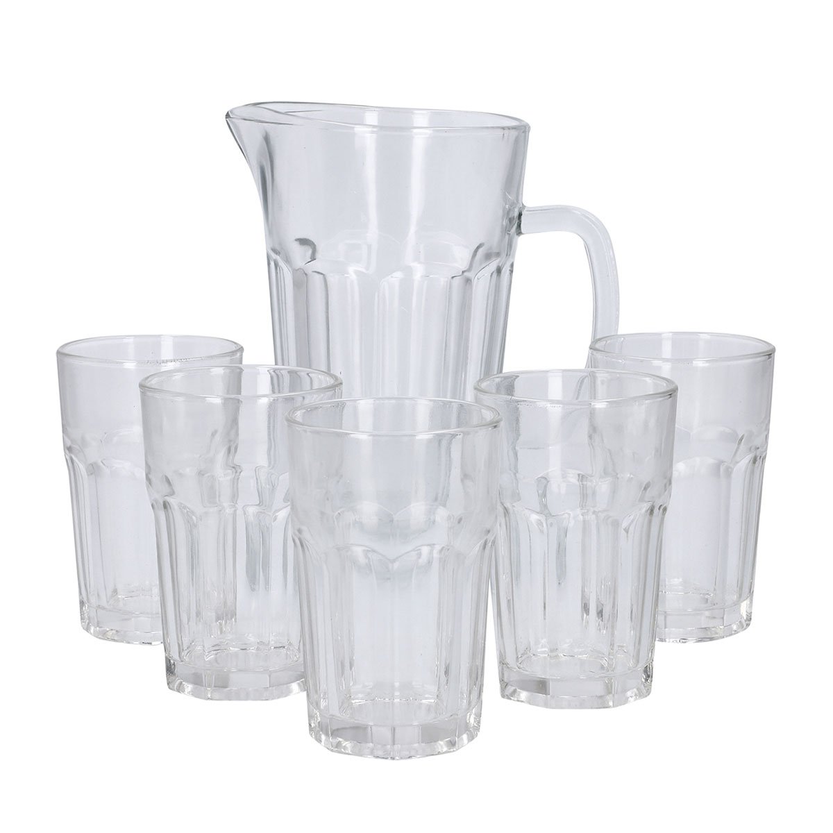 Set de 7, Jarra con Vasos Polancoprecious Home