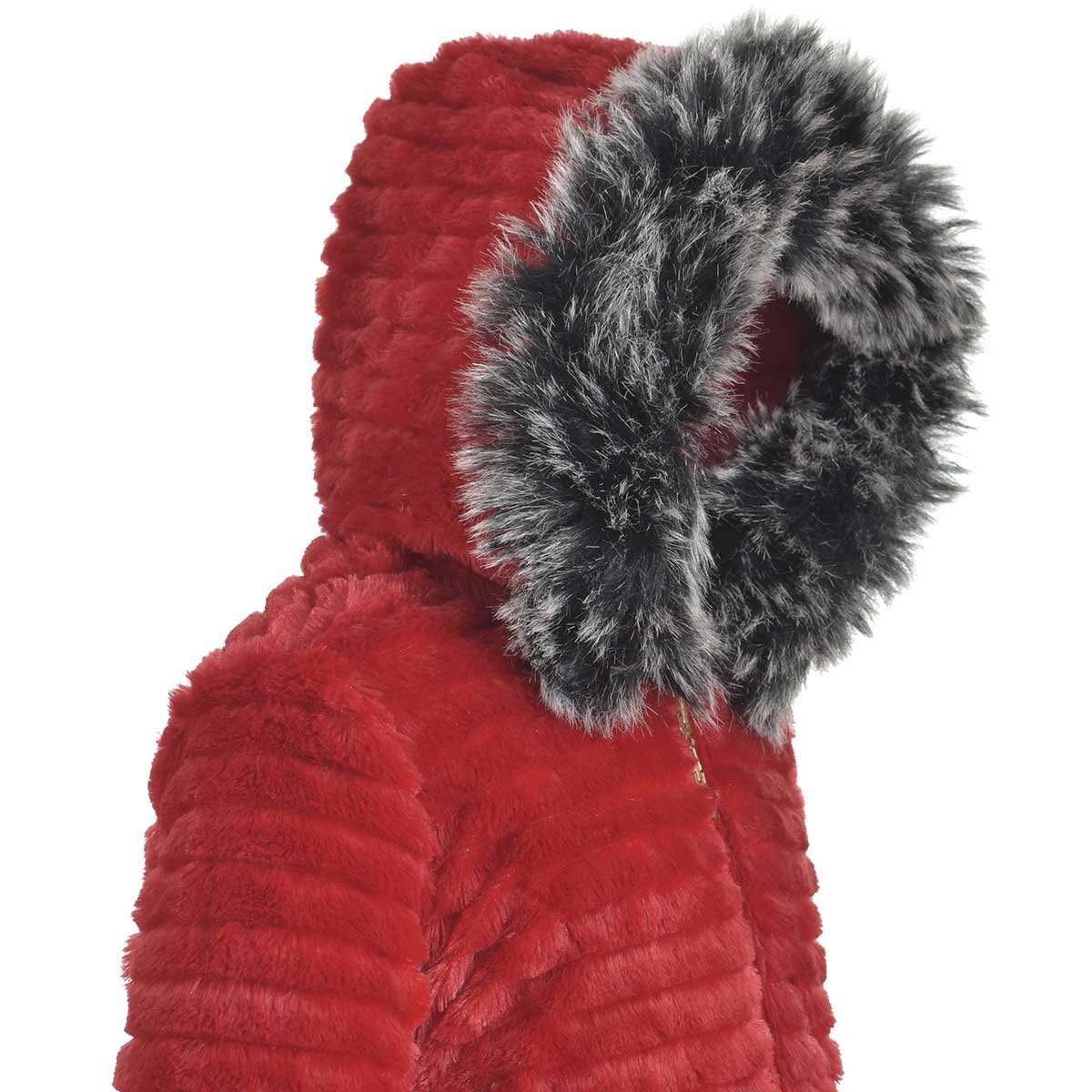 Chamarra Doble Vista con Gorro E006N Studio si para Niña