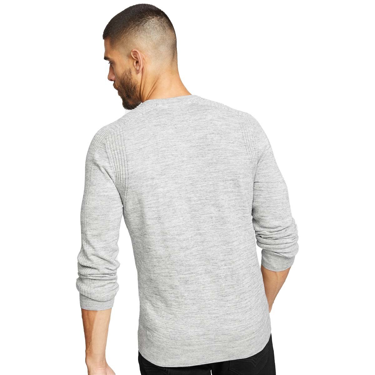 Suéter Liso Gris G By Guess para Caballero
