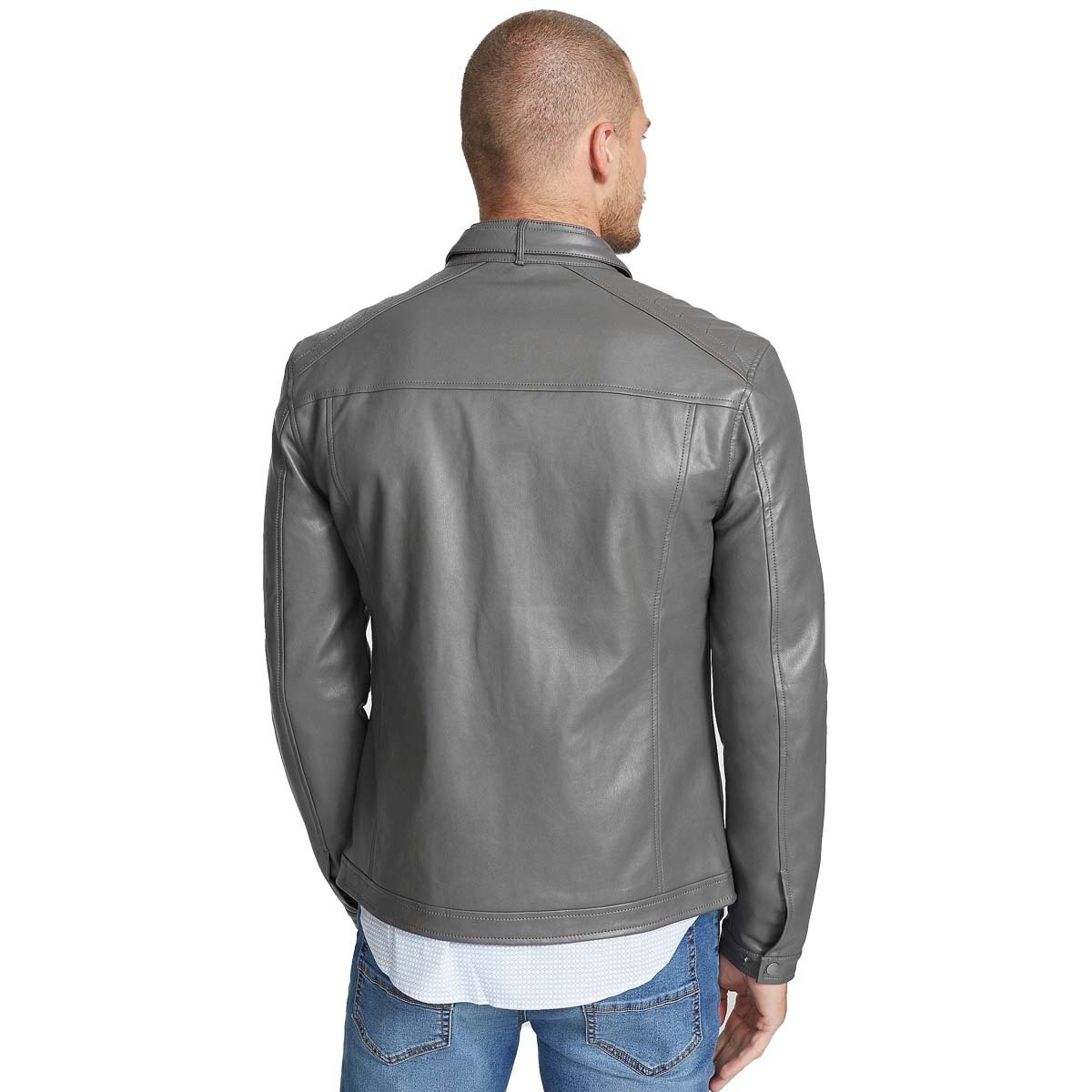 chamarras de piel de marca para hombre