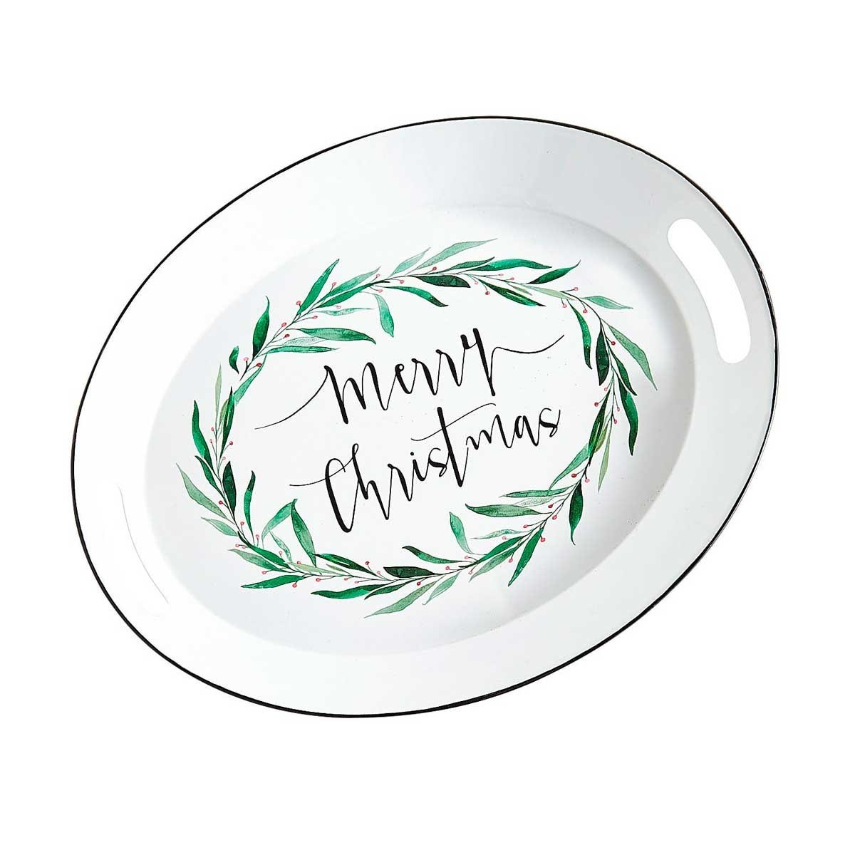 Charola Merry Xmas Wreath Pier 1 Imports