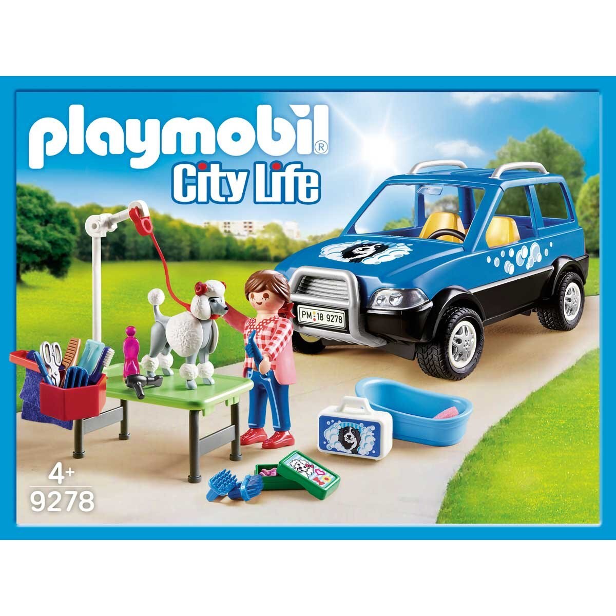 Coche Estética de Perros Playmobil