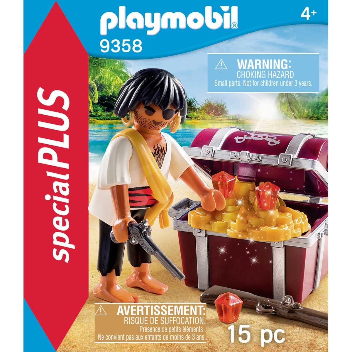 Pirata con Cofre Del Tesoro Playmobil