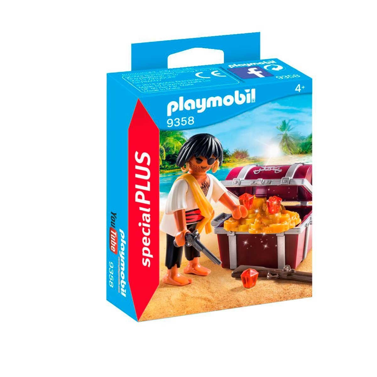Pirata con Cofre Del Tesoro Playmobil