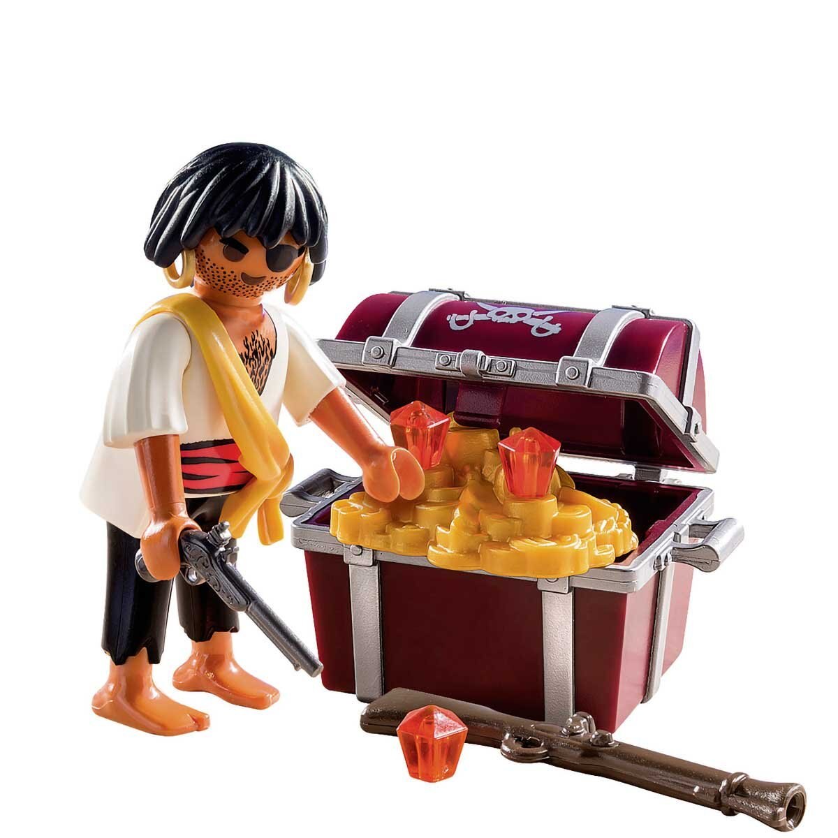 Pirata con Cofre Del Tesoro Playmobil