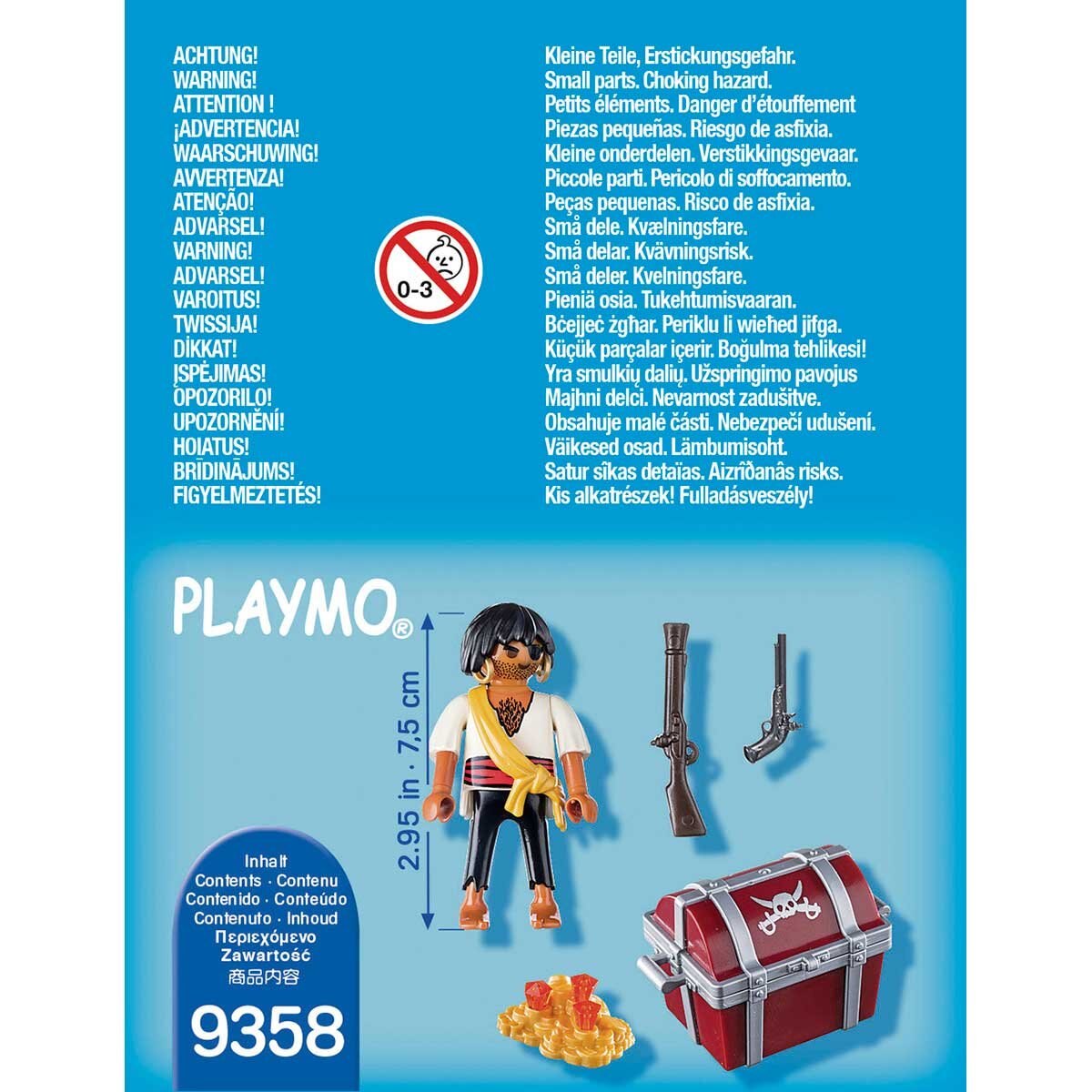 Pirata con Cofre Del Tesoro Playmobil