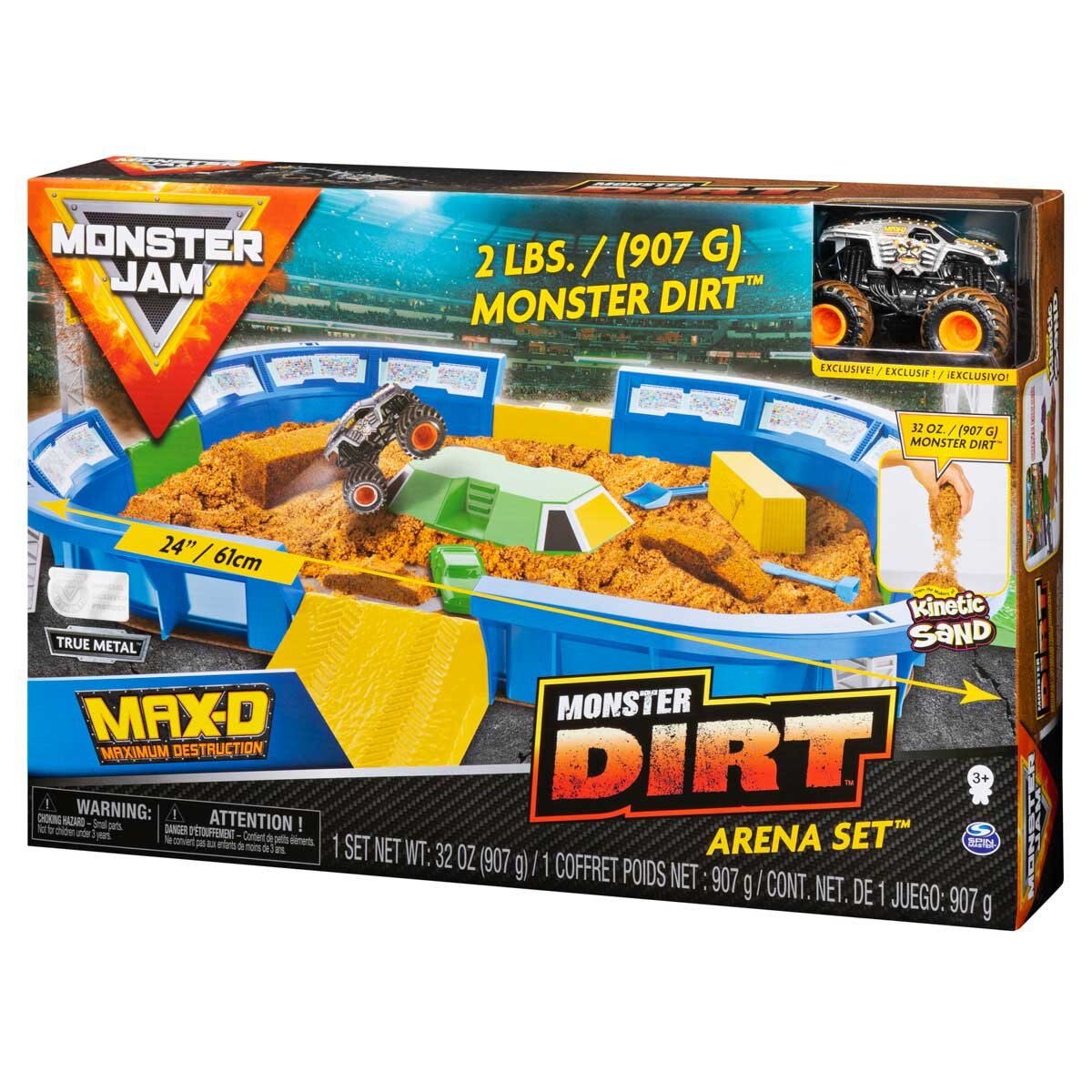 Monster Set de Juego Monster Dirt Arena Spin Master