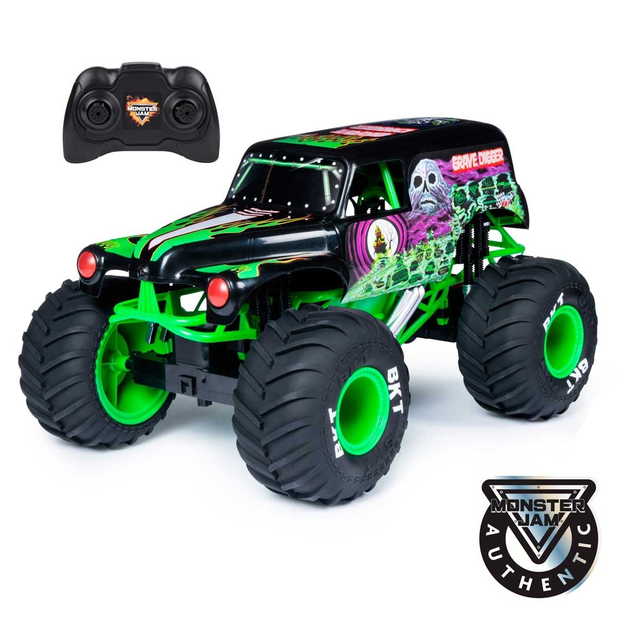 Jam Rc 1:10 Grave Digger Spin Master