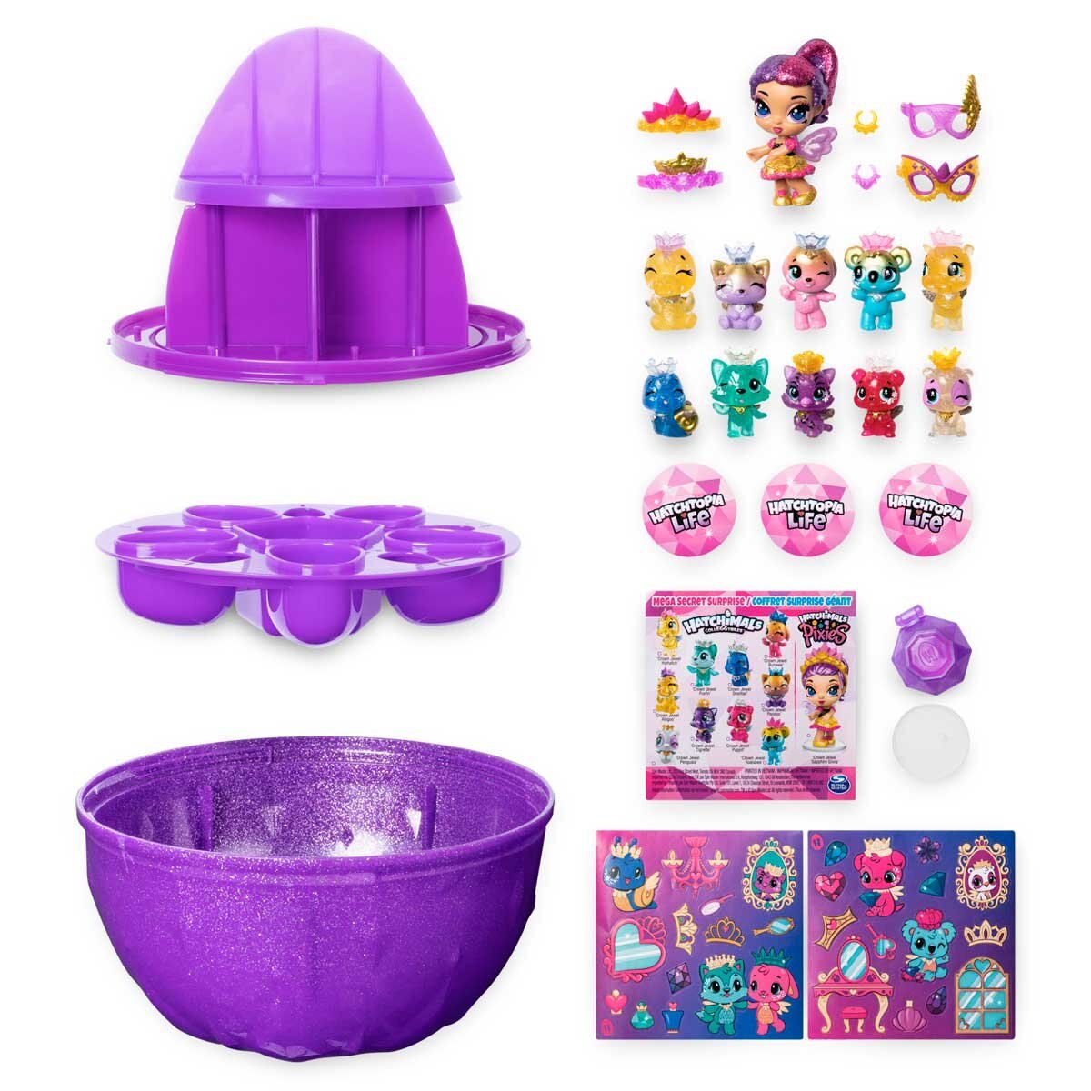 Hatchimals Gran Huevo Escena Súper Secreta Spin Master