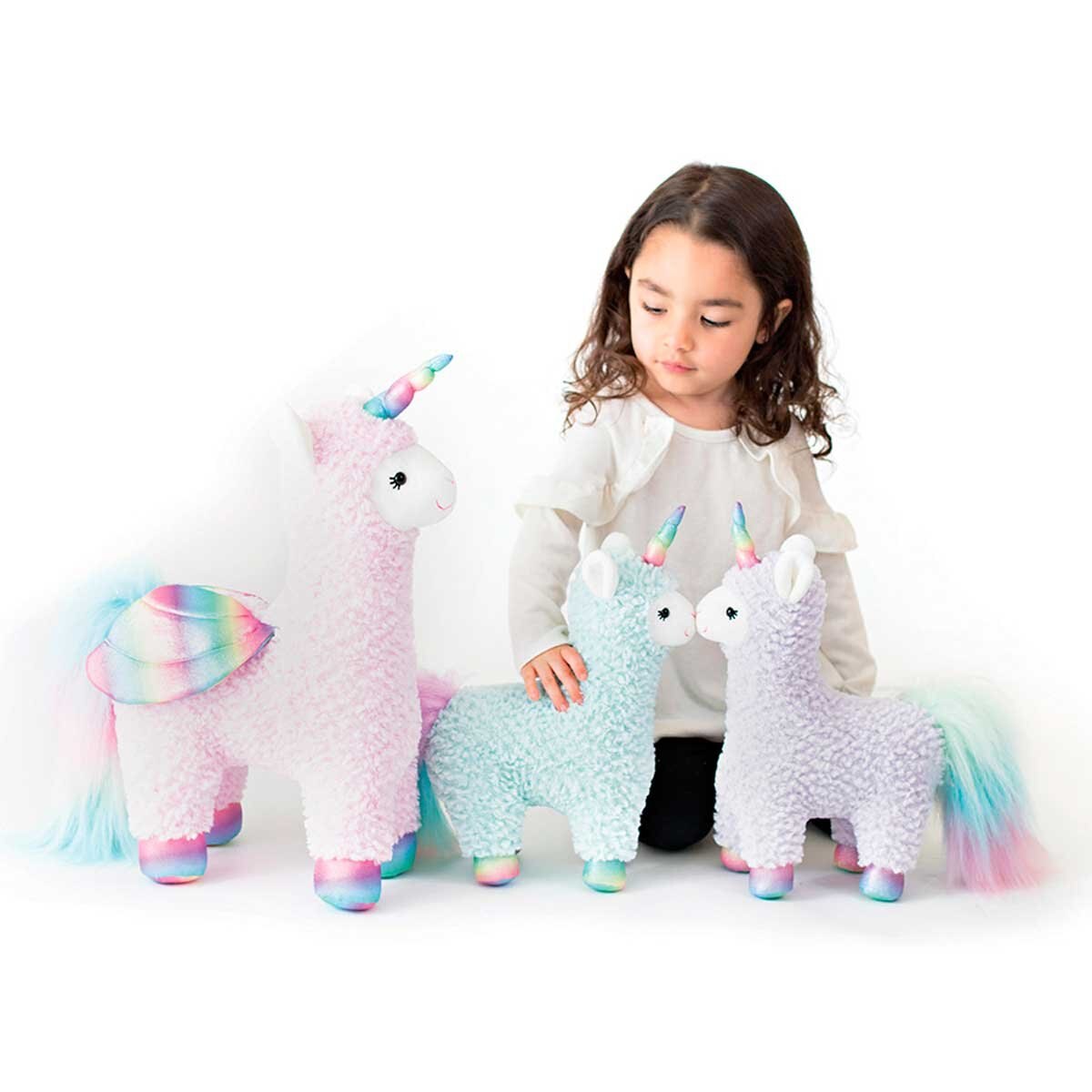 Peluche Llama Unicornio Ciruela Azucarada Spin Master