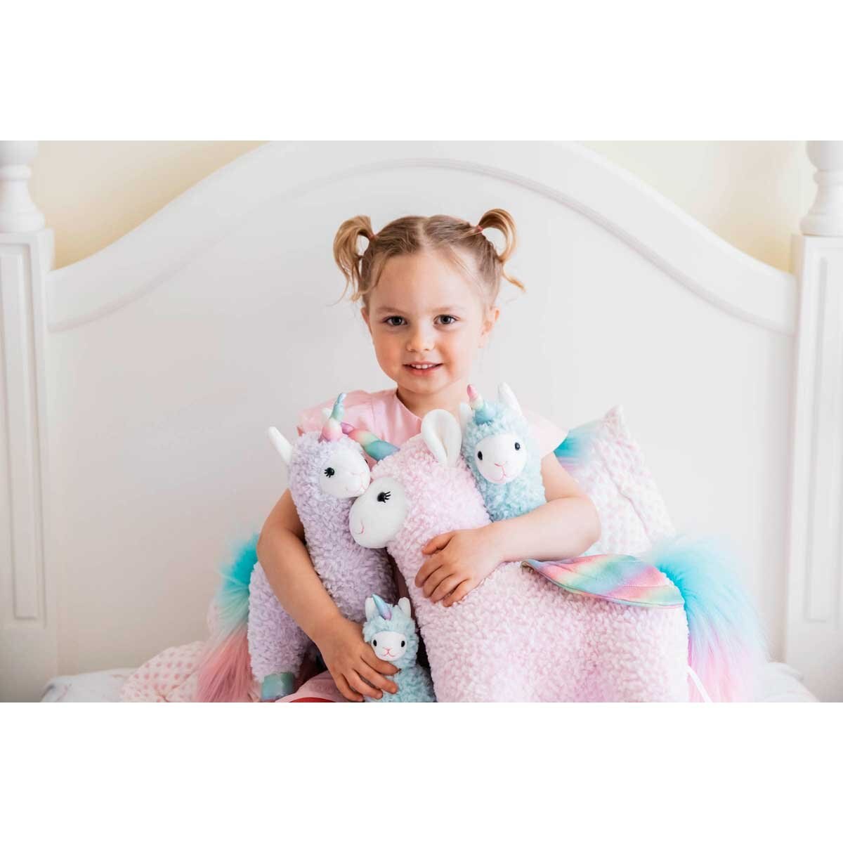 Peluche Llama Unicornio Ciruela Azucarada Spin Master