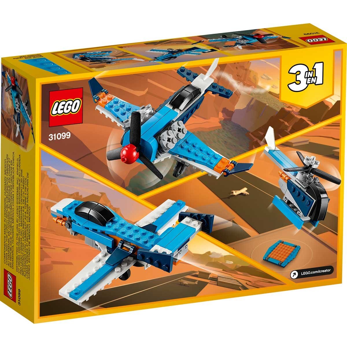 avion con legos
