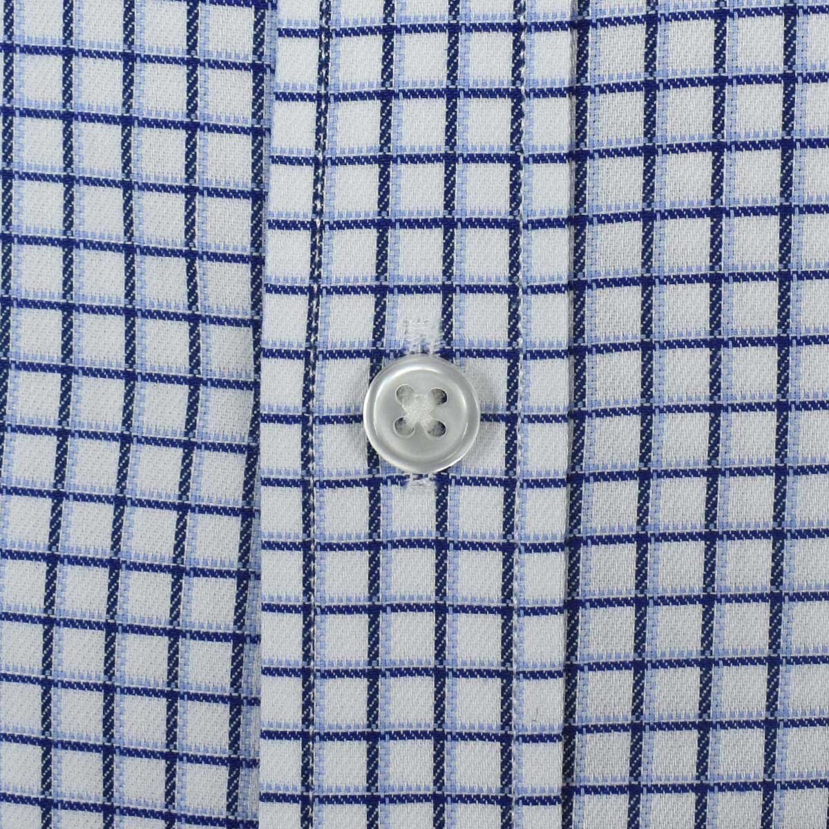 Camisa de Vestir Azul Combinado Corte Regular Tommy Hilfiger
