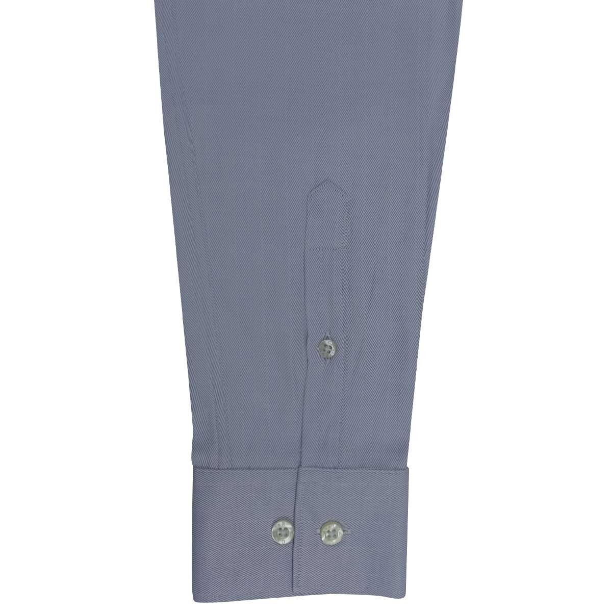 Camisa de Vestir Azul Medio Corte Slim Cavalier para Caballero