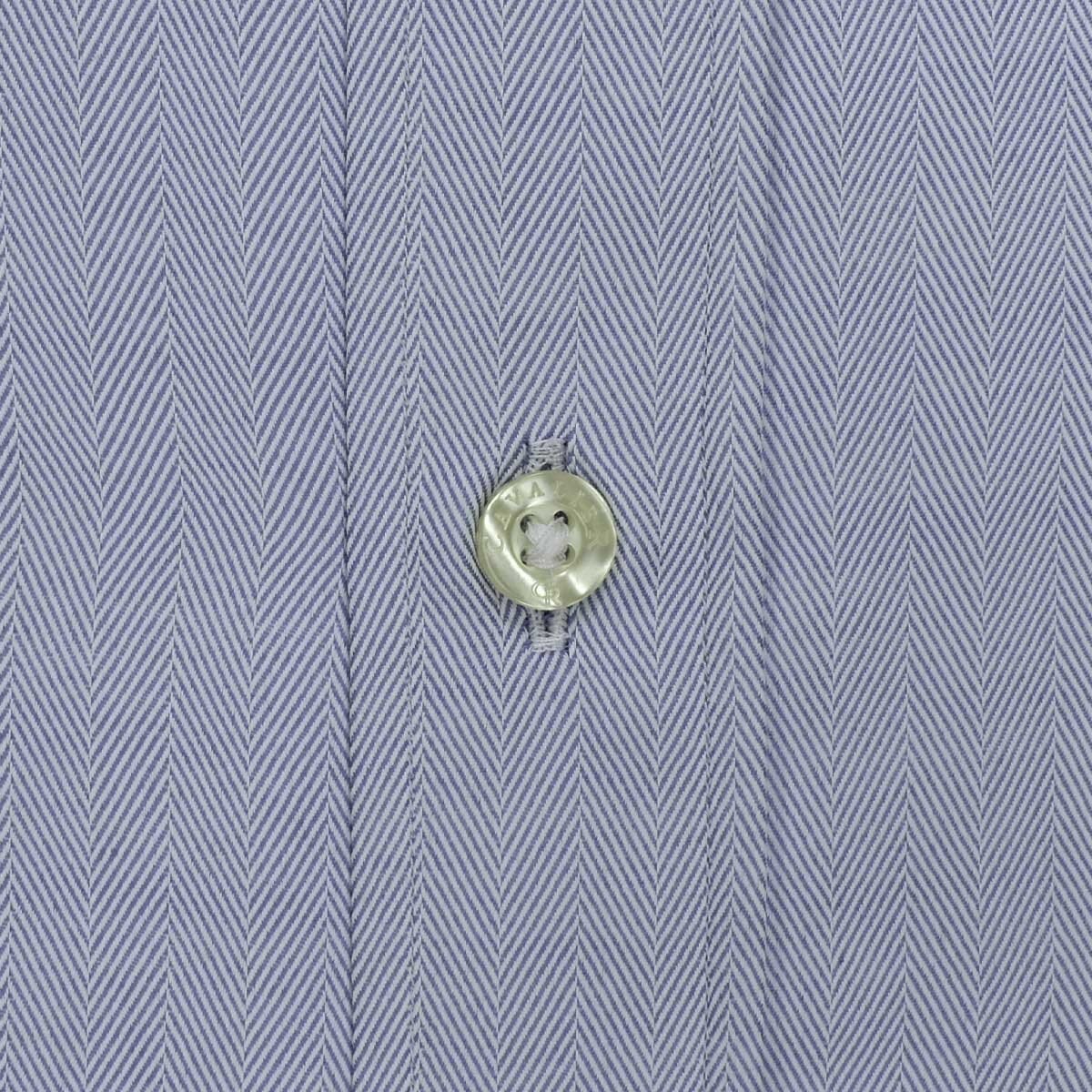 Camisa de Vestir Azul Medio Corte Slim Cavalier para Caballero
