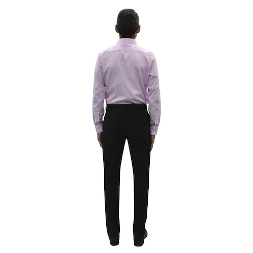 Camisa de Vestir Rosa Corte Ultra Slim Chaps para Caballero