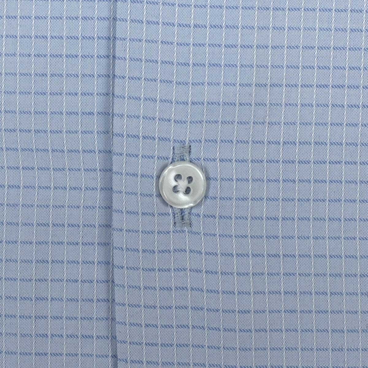 Camisa de Vestir Azul Medio Corte Ultra Slim Chaps