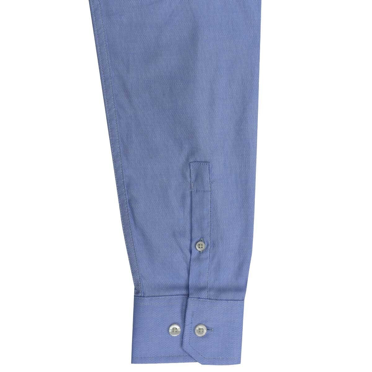 Camisa de Vestir Azul Medio Corte Regular Nautica para Caballero
