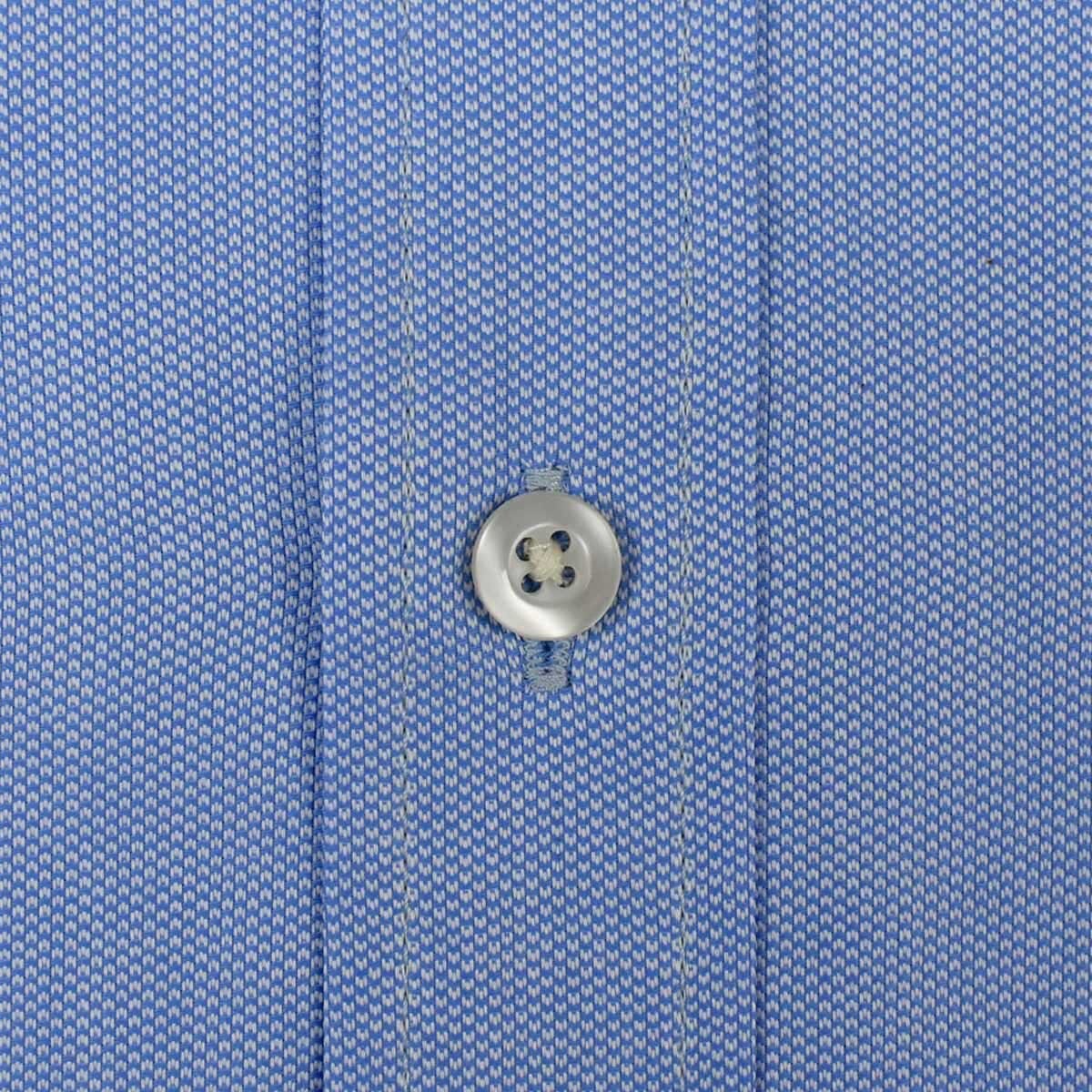 Camisa de Vestir Azul Medio Corte Regular Nautica para Caballero
