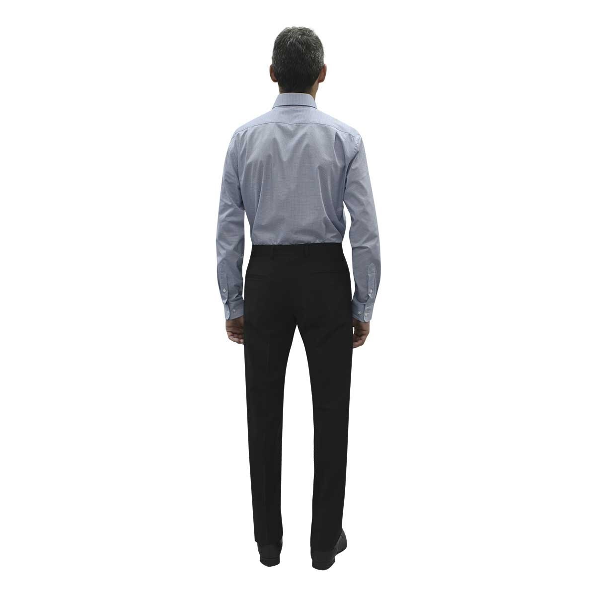 Camisa de Vestir Blanca Combinada Corte Slim Tommy Hilfiger para Caballero