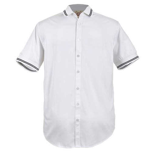Camisa de Manga Corta con Vivos Fukka Plus para Caballero
