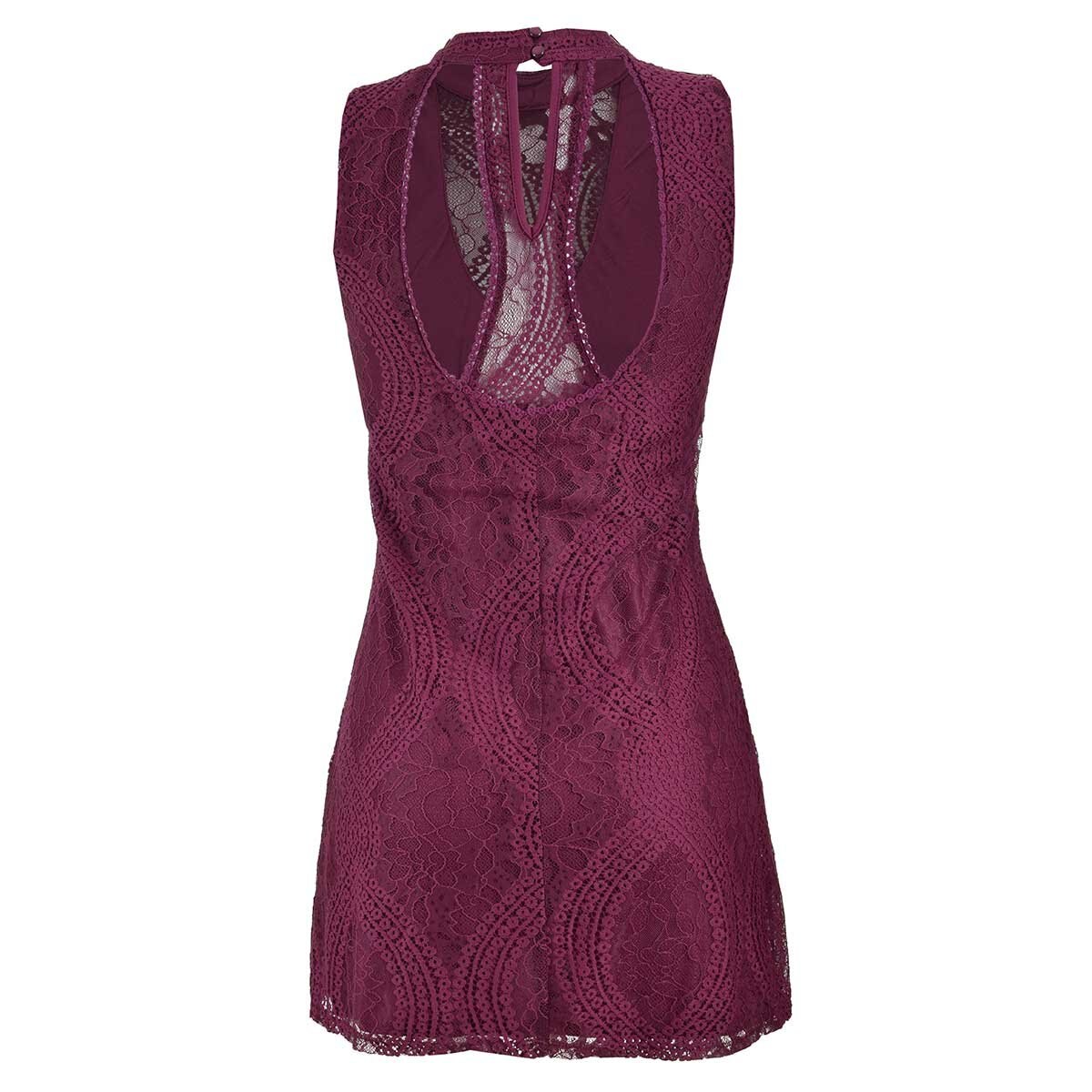 Vestido Corto Sin Manga con Detalle Life Styler