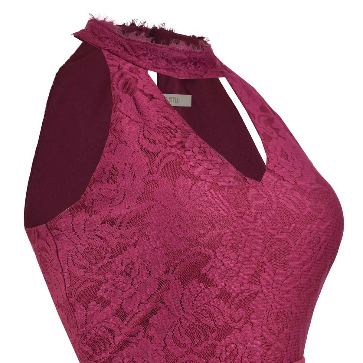 Vestido Corto Sin Mangas con Detalle Life Styler