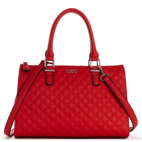 Bolso Miley Tipo Satchel Color Rojo G By Guess