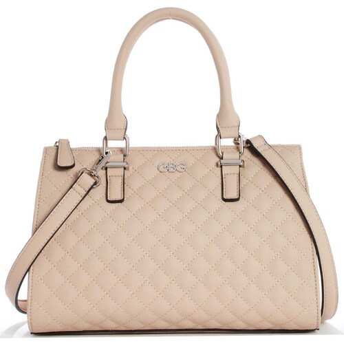 Bolso Miley Tipo Satchel Color Beige G By Guess