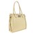 Bolso Tote Beige con Textura Frontal Ted Lapidus